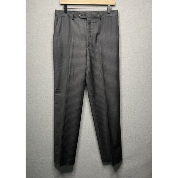 Michael Michael Kors Mens Gray 2 Piece Pinstripe Wool Suit 38R - Picture 8 of 11